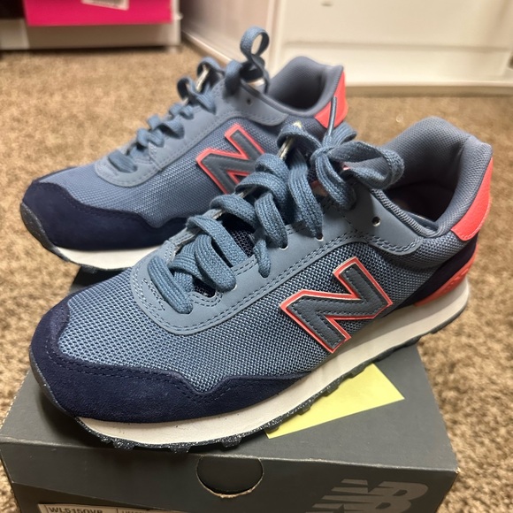 New Balance Womens Running Shoes Blue/Pink size 6.5 #WL5150VB - Picture 2 of 6